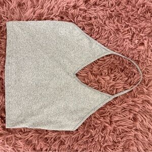 SHEIN Light Gray Knit Top